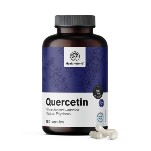 Kvercetín 500 mg, 180 kapsúl