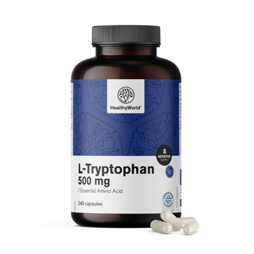 L-Tryptofán 500 mg, 240 kapsúl