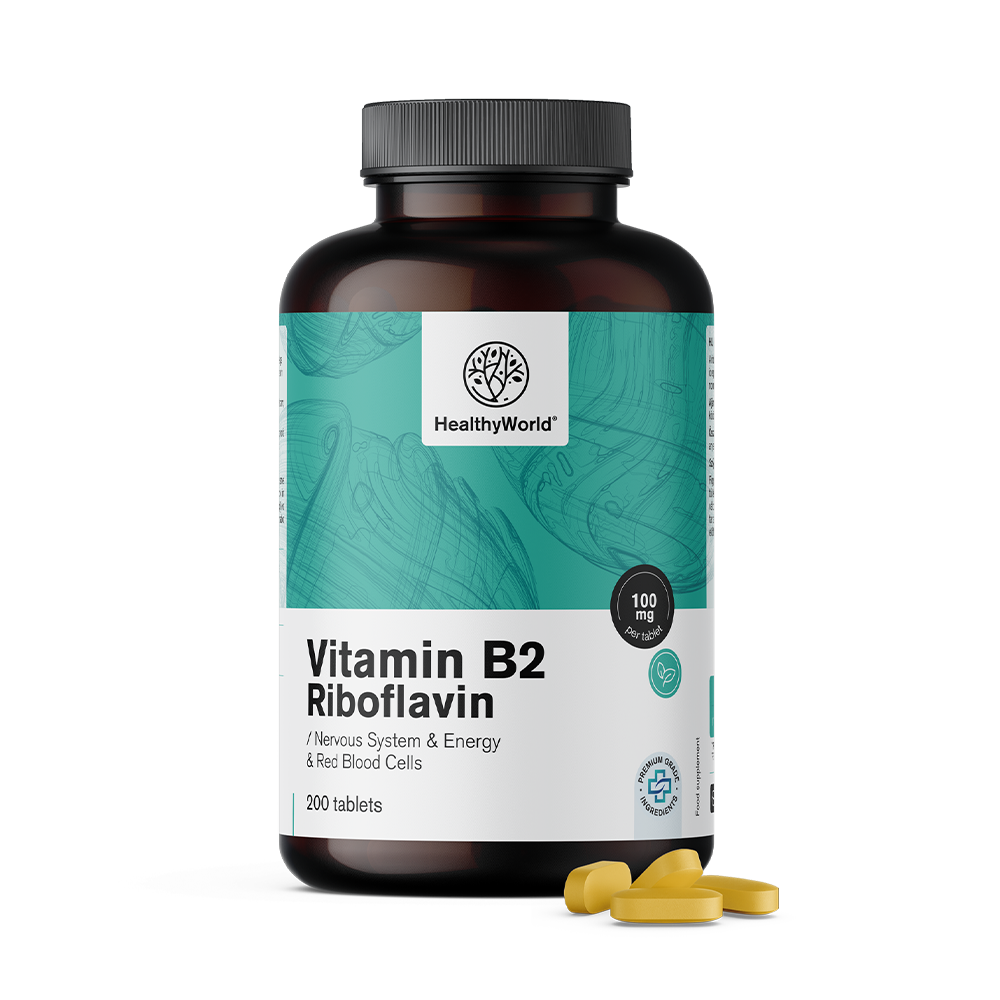 Vitamín B2 – riboflavín 100 mg