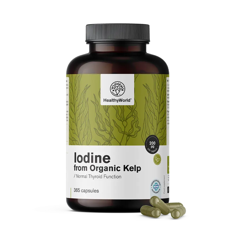 Prírodný jód 200 µg - z BIO riasy kelp