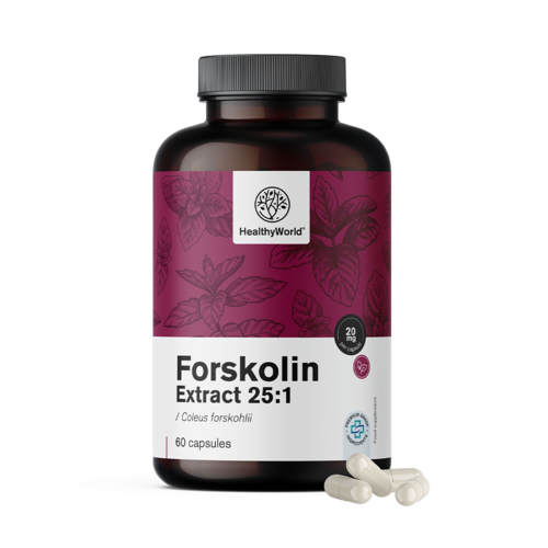 Forskolin - z extraktu indickej žihľavy 20 mg, 60 kapsúl