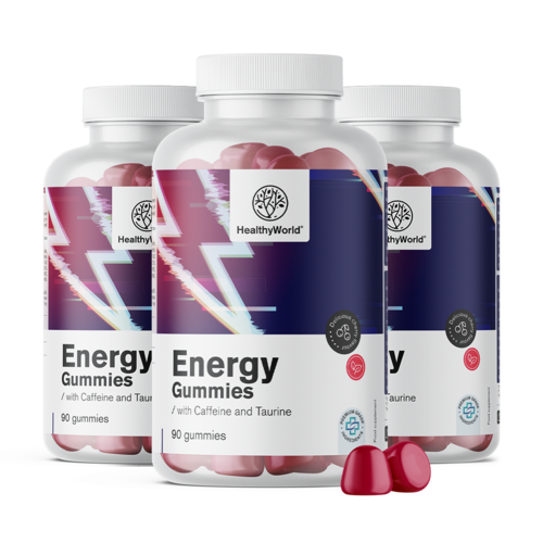 3x Energy - Gumíky na zvýšenie energie, spolu 270 gumíkov