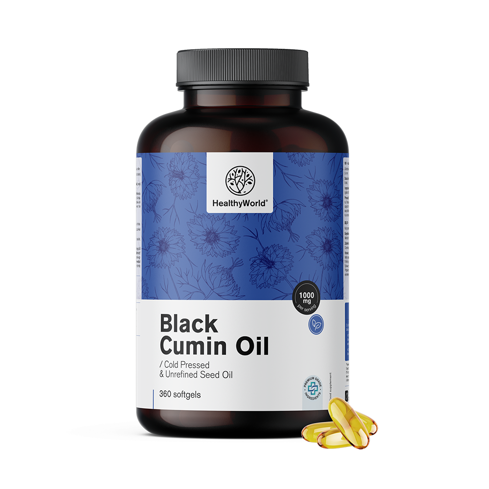 Olej z čiernej rasce 1000 mg