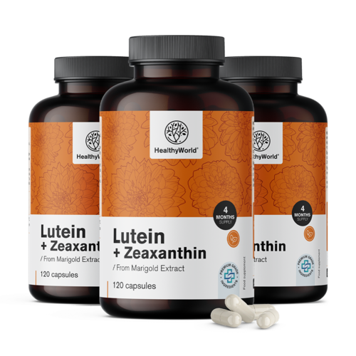 3x Luteín + zeaxantín, spolu 360 kapsúl