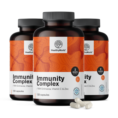 3x Immunity komplex - pre imunitný systém, spolu 360 kapsúl