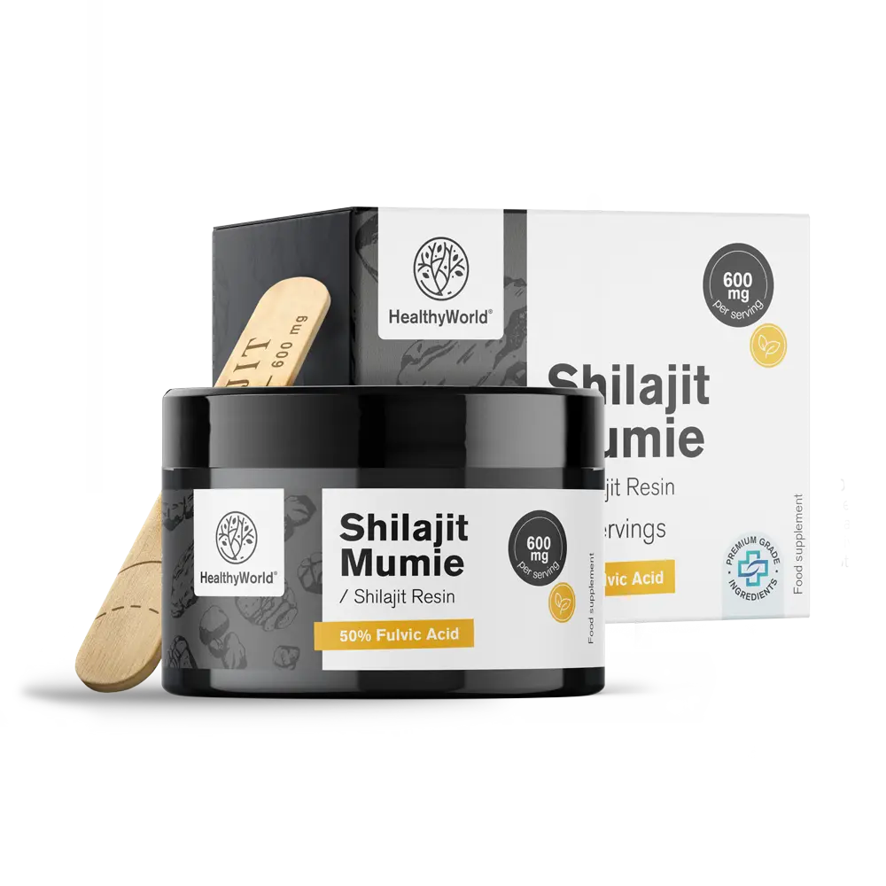 Shilajit Mumie 600 mg – živica