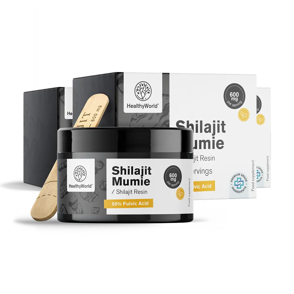 Shilajit Mumie 600 mg – smola