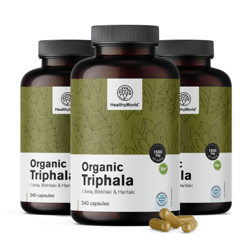 3x BIO Triphala 1500 mg, spolu 720 kapsúl