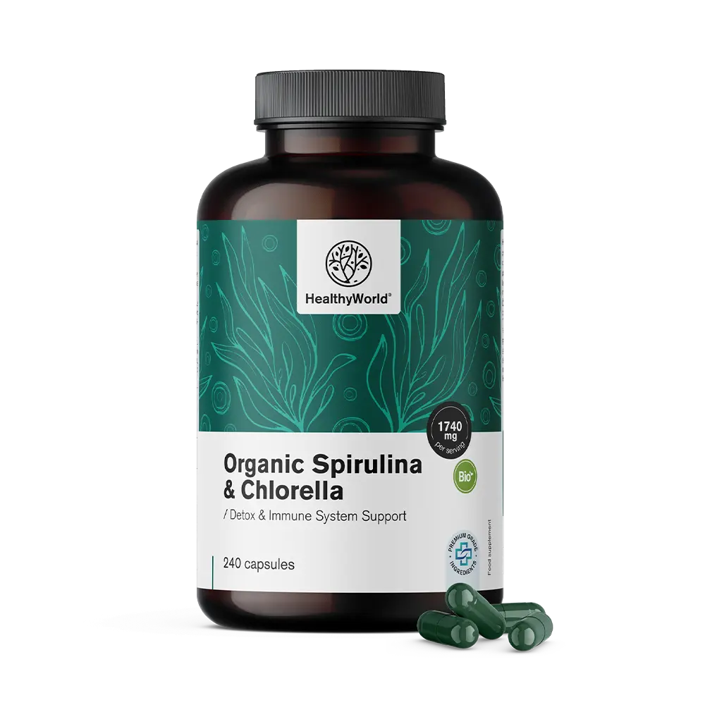 Spirulina a chlorella