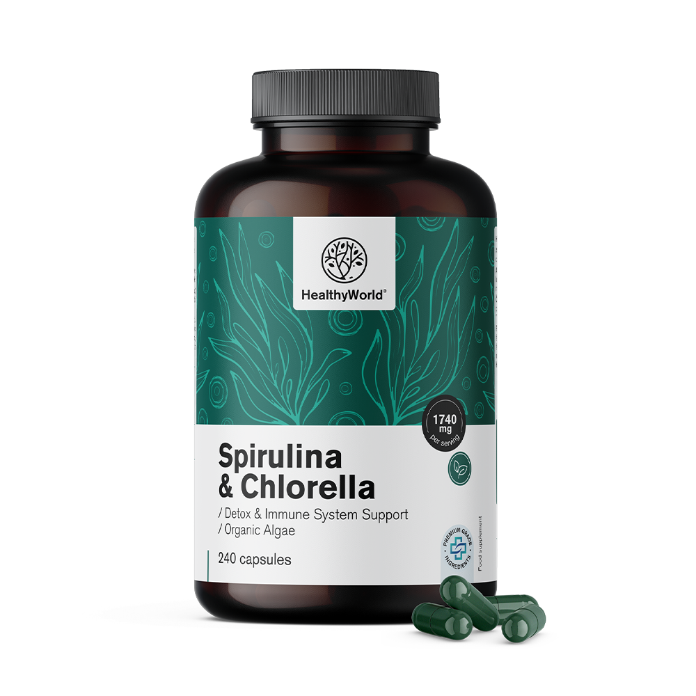 Spirulina a chlorella