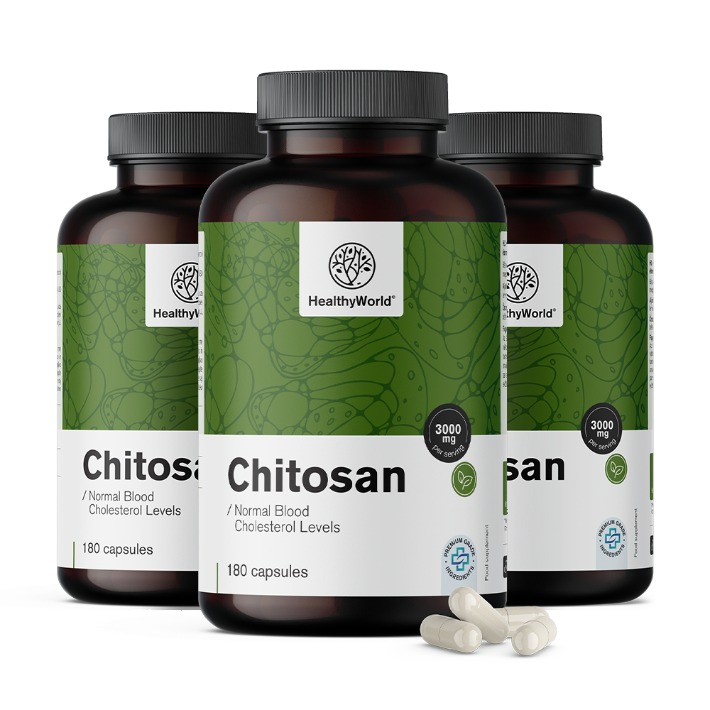 3x Chitozán 3000 mg Chitozán 3000 mg