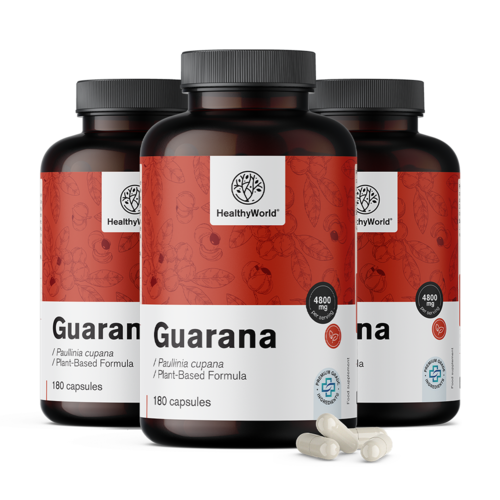 3x Guarana 4800 mg, spolu 540 kapsúl