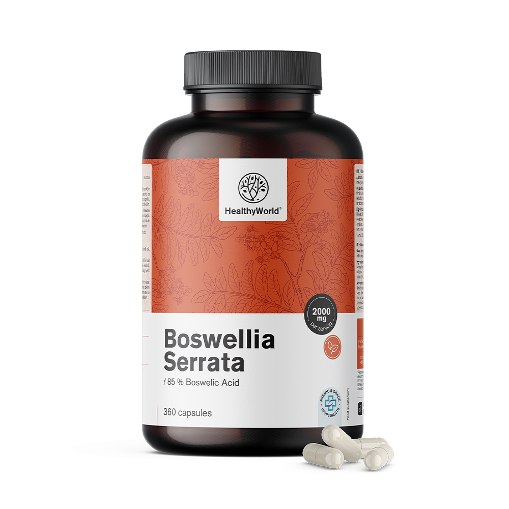 Boswellia (Boswellia Serrata) – 85% kyseliny boswellovej