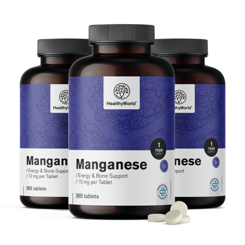 3x Mangán, spolu 1095 tabliet