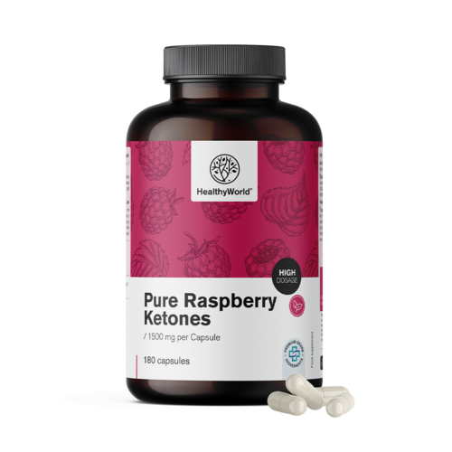 Malinové ketóny 1500 mg, 180 kapsúl