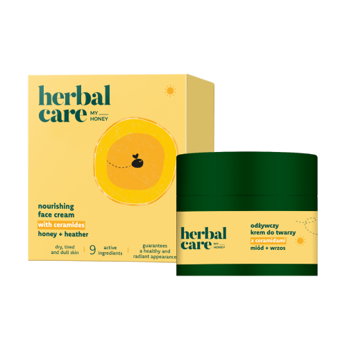 Výživný krém na tvár s ceramidmi, medom a vresom, 50 ml