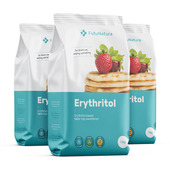 3x Erytritol, prírodné sladidlo, spolu 3000 g