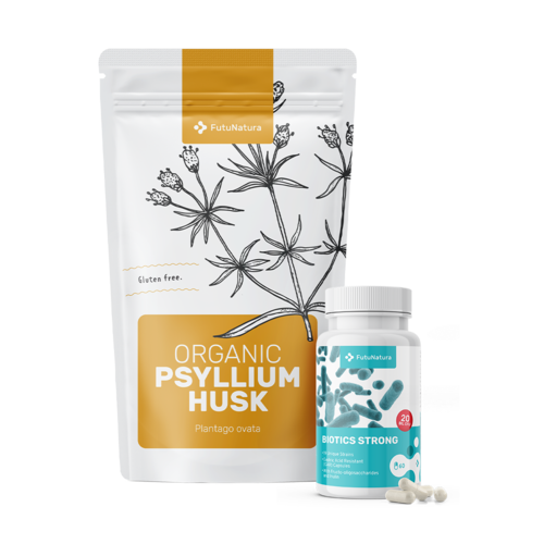 Zdravé trávenie: Biotics Strong + BIO Psyllium, sada