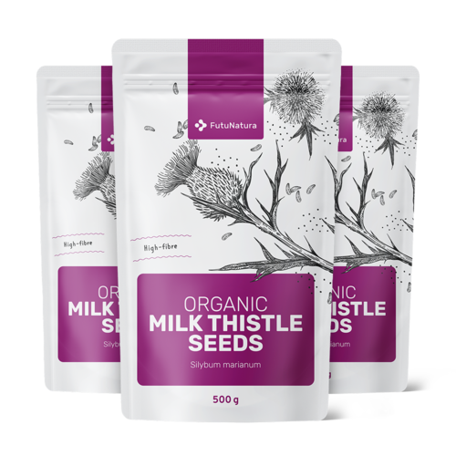 3x BIO Pestrec mariánsky – semená, spolu 1500 g