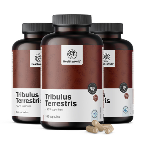 3x Kotvičník zemný - Tribulus 1920 mg, spolu 540 kapsúl