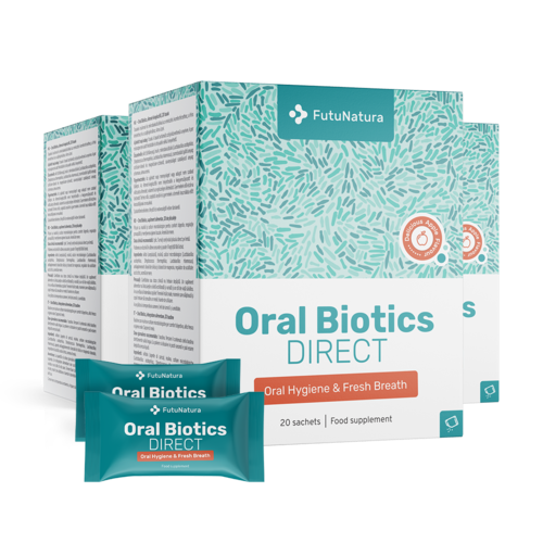 3x Oral Biotics DIRECT, spolu 60 vrecúšok