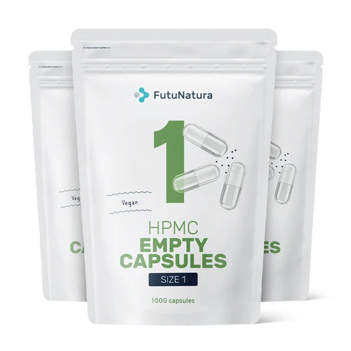 HPMC veganske kapsule, velikost 1