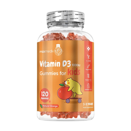 Vitamín D3 1000  IU - gumíky pre deti, 120 gumových cukríkov