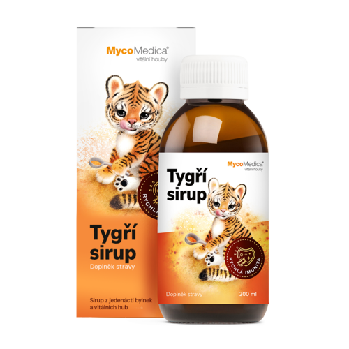 Tekutý výživový doplnok pre deti Tiger – imunita, 200 ml