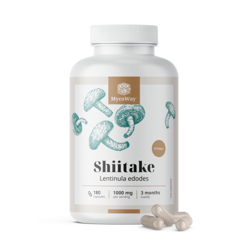 Shiitake 1000 mg - extrakt, 180 kapsúl