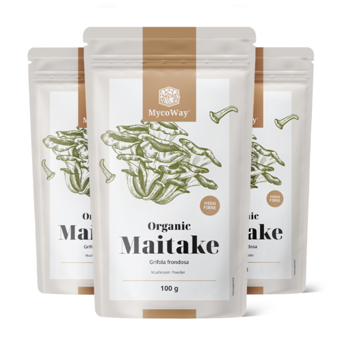 3x BIO Maitake v prášku, spolu 300 g
