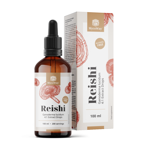 Reishi - extrakt v kvapkách, 100 ml