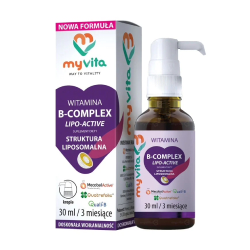 Lipozomálny komplex vitamínov B ACTIVE, 30 ml