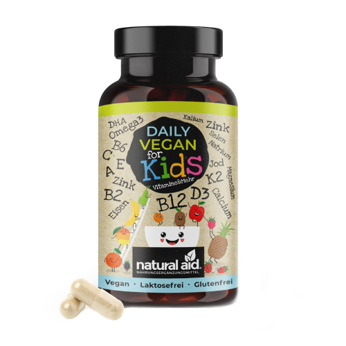 Vegánske vitamíny a minerály pre deti, 120 kapsúl