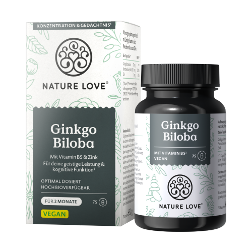 Ginkgo biloba 75 mg, 75 kapsúl