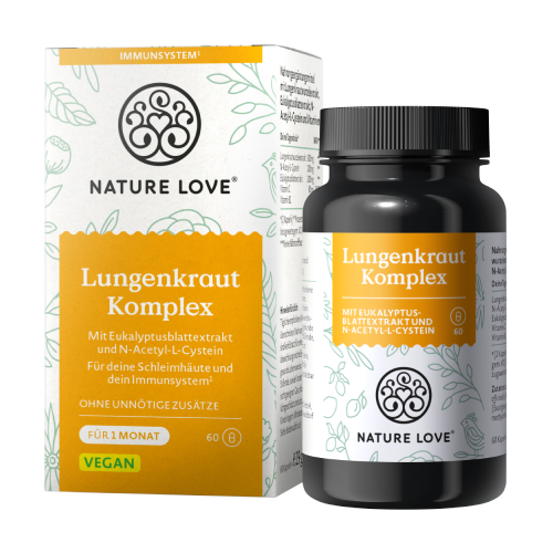 Vegánsky komplex s pľúcnikom, 60 kapsúl