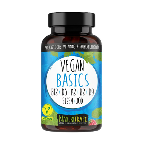 Základné vegánske vitamíny a minerály.
