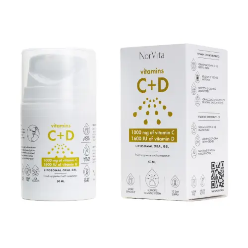 Lipozomálne C + D3 v géli