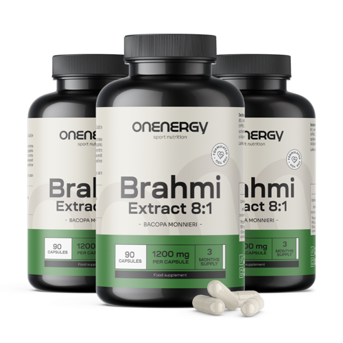 3x Brahmi 1200 mg, spolu 270 kapsúl