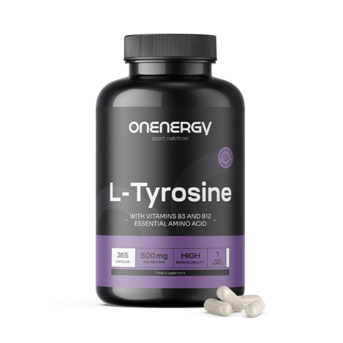 L-Tyrozín 500 mg, 365 kapsúl