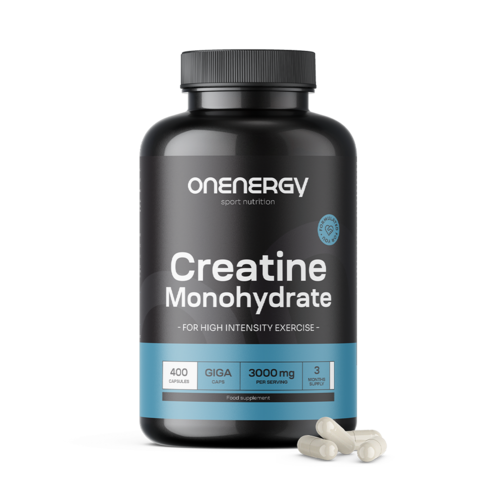 Kreatín monohydrát 3000 mg GIGA CAPS, 400 kapsúl