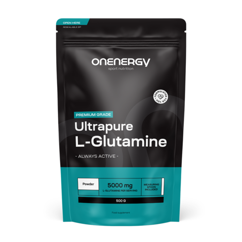 L-glutamín – prášok na prípravu nápoja, 500 g