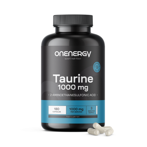 Taurín 1000 mg, 180 kapsúl