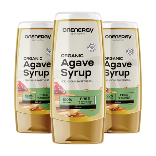 3x BIO Agávový sirup, spolu 750 ml