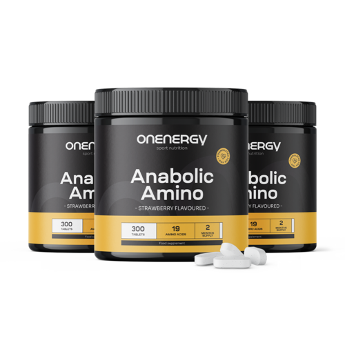 3x Anabolic Amino – komplex anabolických aminokyselín, spolu 900 tabliet