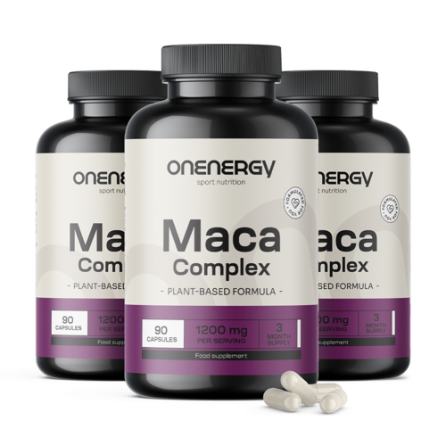 3x Maca komplex 1200 mg, spolu 270 kapsúl