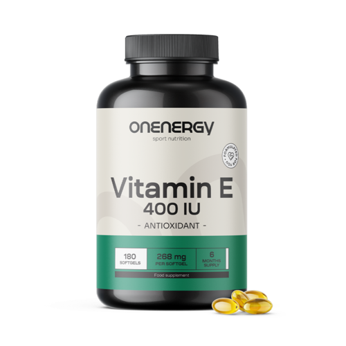 Vitamín E 400 IU, 180 mäkkých kapsúl