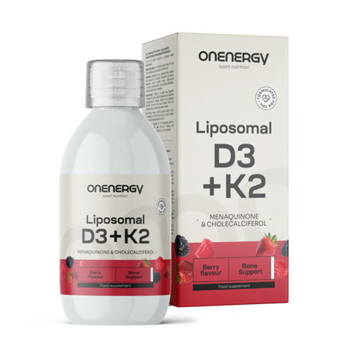 Lipozomálny vitamín D3 + K2, 250 ml