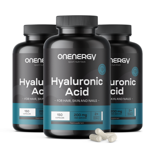 3x Kyselina hyaluronová 200 mg, spolu 450 kapsúl