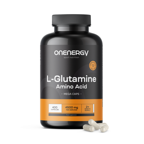 L-glutamín 4500 mg MEGA CAPS, 400 kapsúl