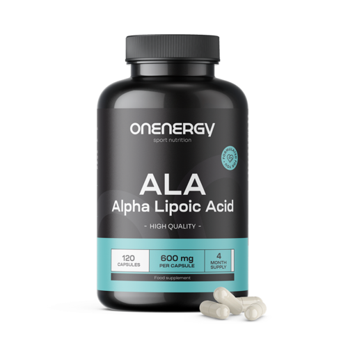 ALA - kyselina alfa lipoová 600 mg, 120 kapsúl